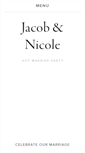 Mobile Screenshot of jacobandnicole.com